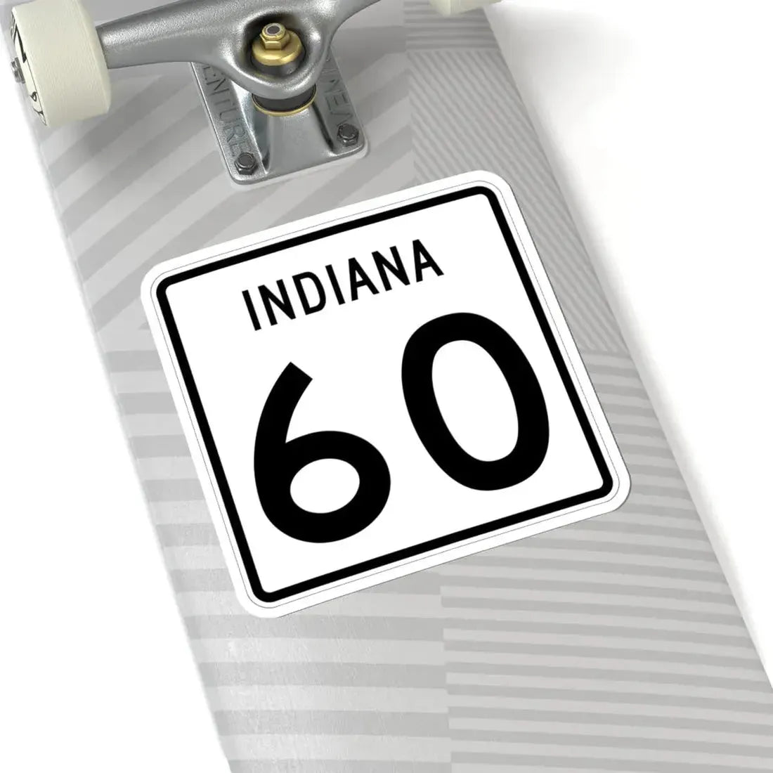 Indiana 60 (Indiana) (Road Sign) STICKER Vinyl Kiss-Cut Decal - The Sticker Space