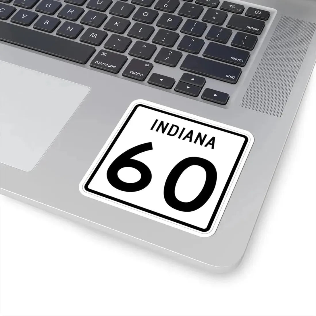 Indiana 60 (Indiana) (Road Sign) STICKER Vinyl Kiss-Cut Decal - The Sticker Space