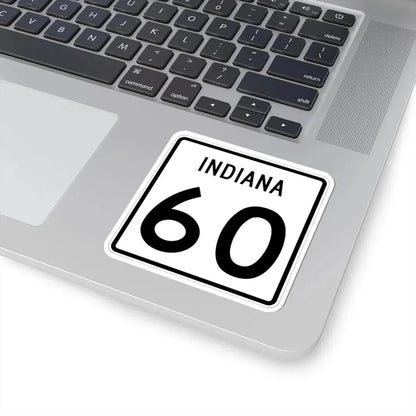 Indiana 60 (Indiana) (Road Sign) STICKER Vinyl Kiss-Cut Decal - The Sticker Space