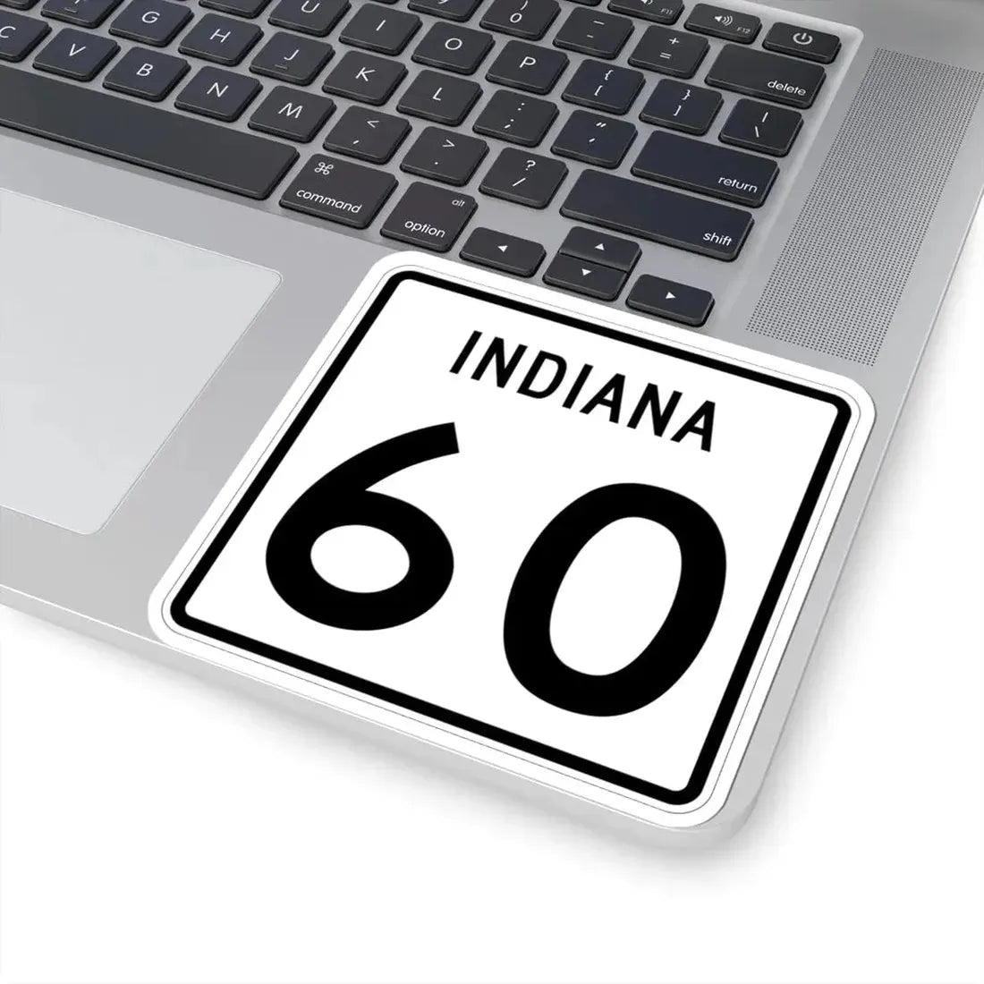 Indiana 60 (Indiana) (Road Sign) STICKER Vinyl Kiss-Cut Decal - The Sticker Space