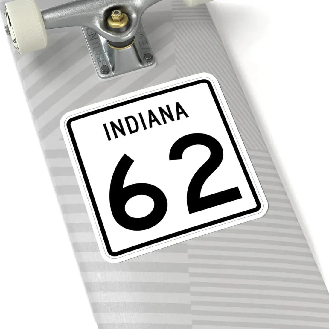Indiana 62 (Indiana) (Road Sign) STICKER Vinyl Kiss-Cut Decal - The Sticker Space