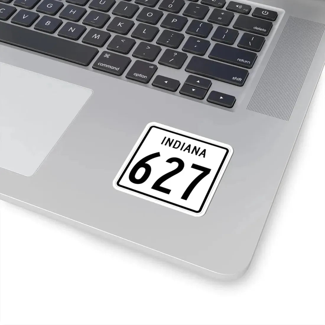 Indiana 627 1955 (Indiana) (Road Sign) STICKER Vinyl Kiss-Cut Decal - The Sticker Space