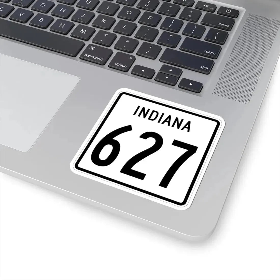Indiana 627 1955 (Indiana) (Road Sign) STICKER Vinyl Kiss-Cut Decal - The Sticker Space