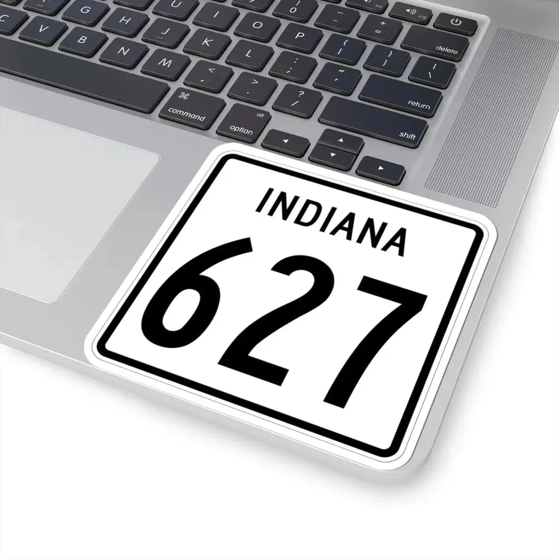 Indiana 627 1955 (Indiana) (Road Sign) STICKER Vinyl Kiss-Cut Decal - The Sticker Space