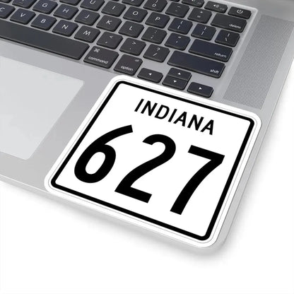 Indiana 627 1955 (Indiana) (Road Sign) STICKER Vinyl Kiss-Cut Decal - The Sticker Space