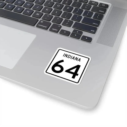 Indiana 64 (Indiana) (Road Sign) STICKER Vinyl Kiss-Cut Decal - The Sticker Space