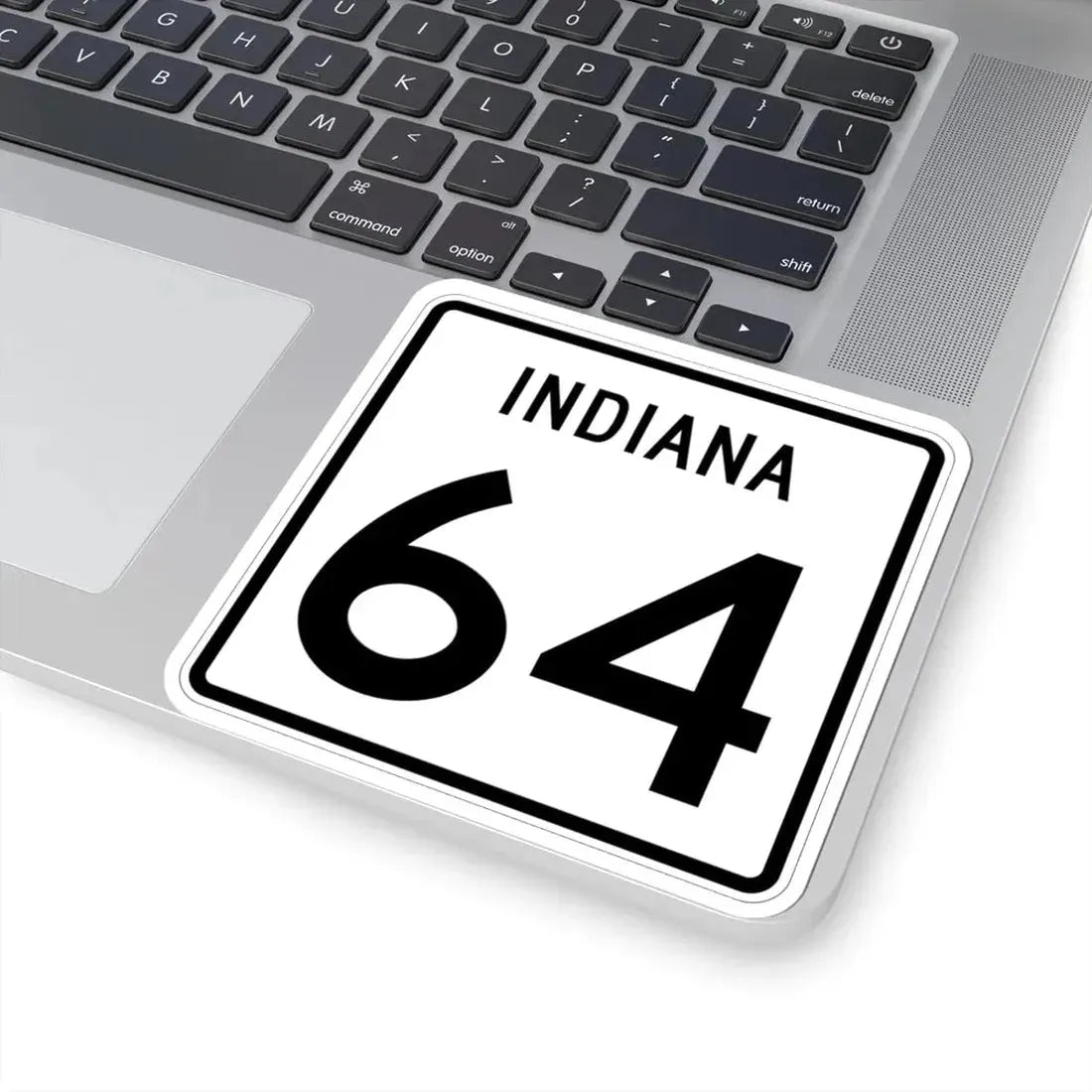 Indiana 64 (Indiana) (Road Sign) STICKER Vinyl Kiss-Cut Decal - The Sticker Space