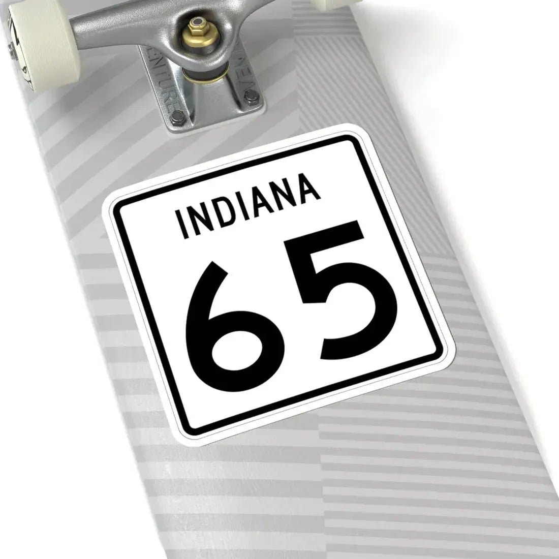 Indiana 65 (Indiana) (Road Sign) STICKER Vinyl Kiss-Cut Decal - The Sticker Space