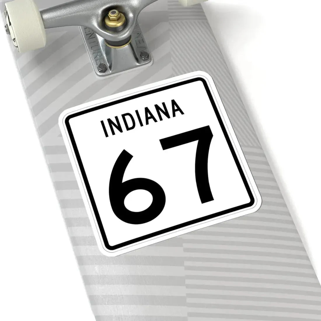 Indiana 67 (Indiana) (Road Sign) STICKER Vinyl Kiss-Cut Decal - The Sticker Space