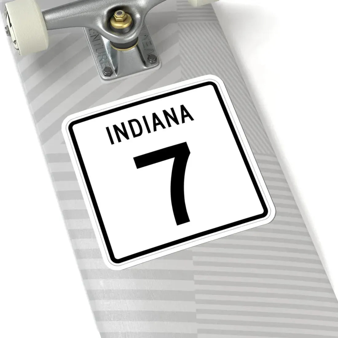 Indiana 7 (Indiana) (Road Sign) STICKER Vinyl Kiss-Cut Decal - The Sticker Space