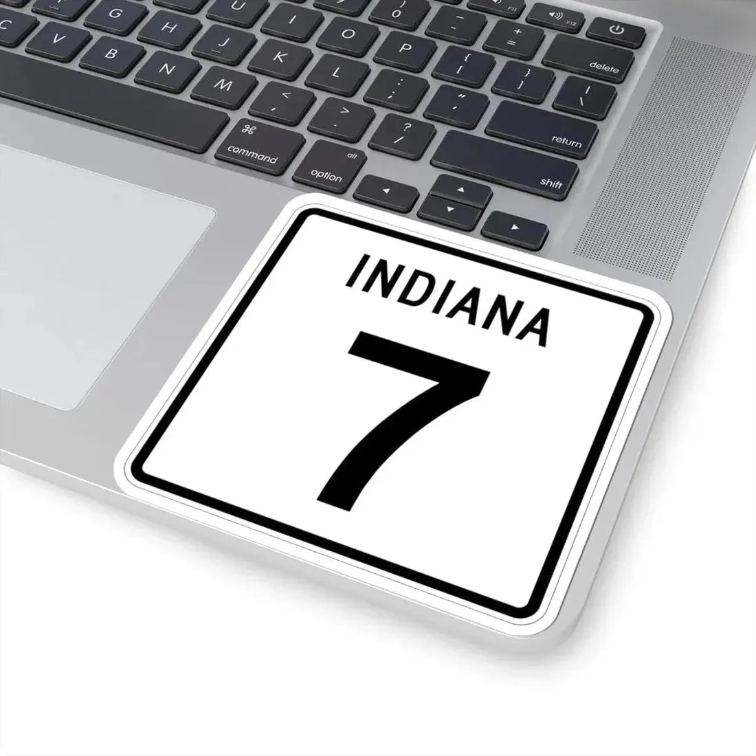 Indiana 7 (Indiana) (Road Sign) STICKER Vinyl Kiss-Cut Decal - The Sticker Space
