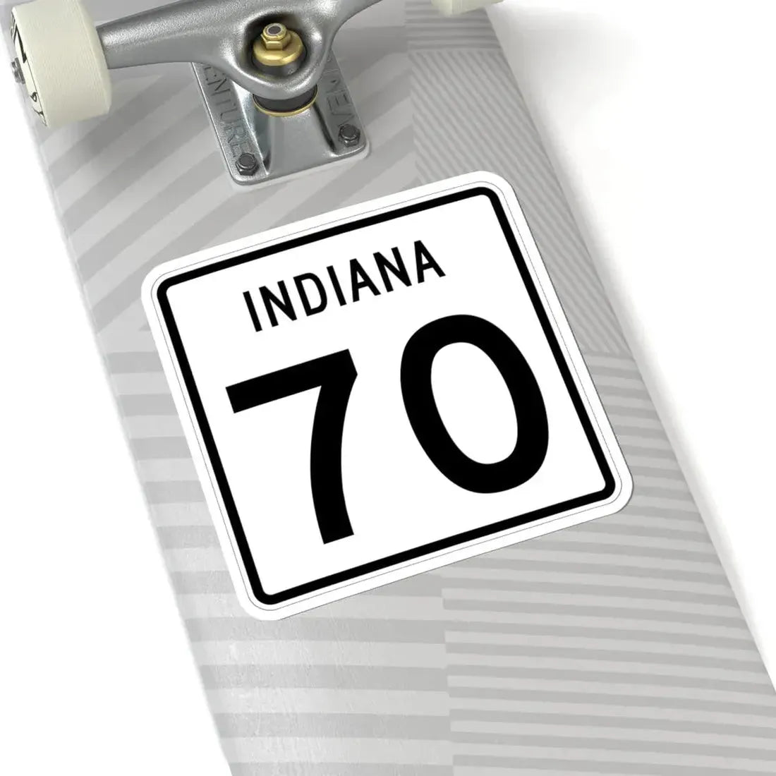 Indiana 70 (Indiana) (Road Sign) STICKER Vinyl Kiss-Cut Decal - The Sticker Space