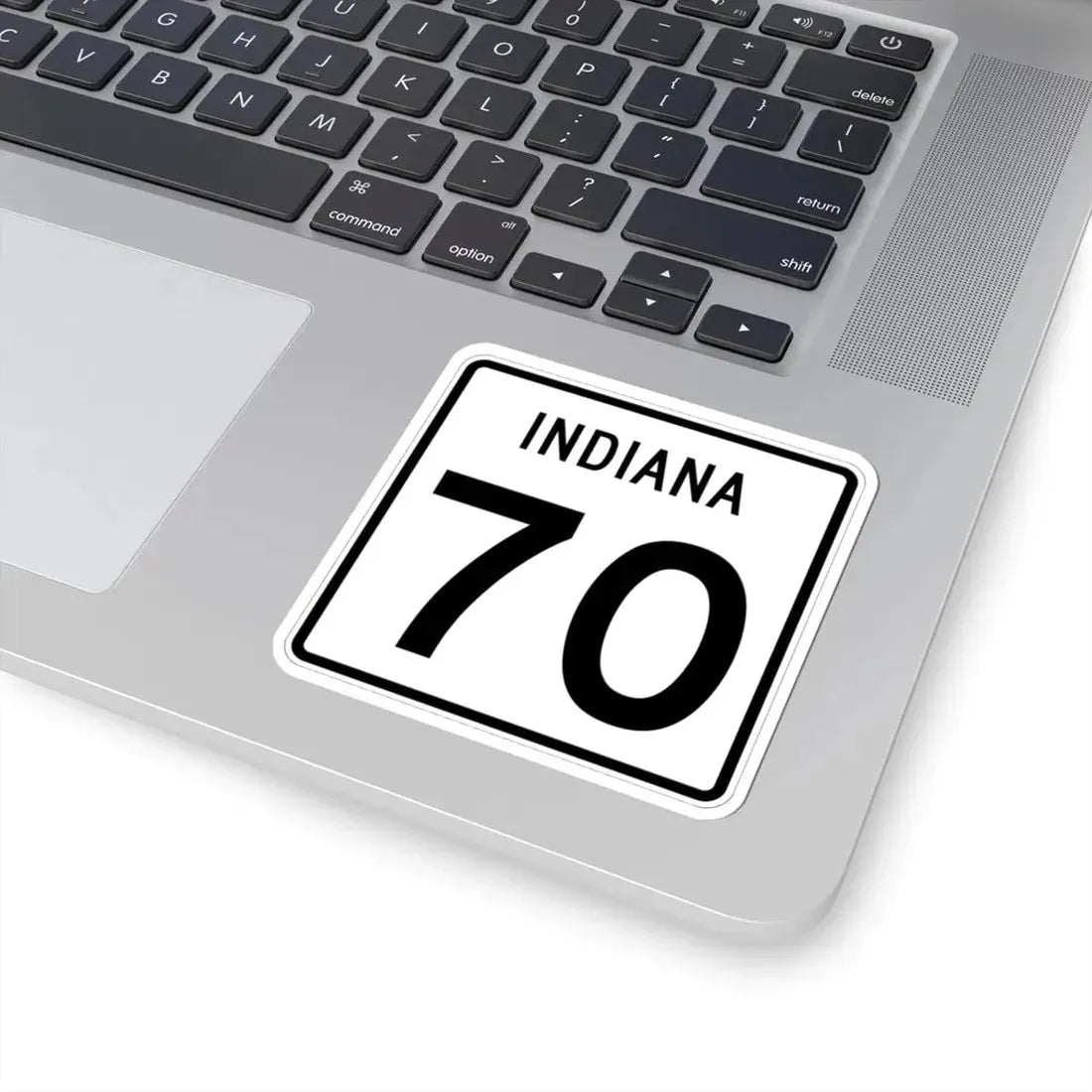 Indiana 70 (Indiana) (Road Sign) STICKER Vinyl Kiss-Cut Decal - The Sticker Space