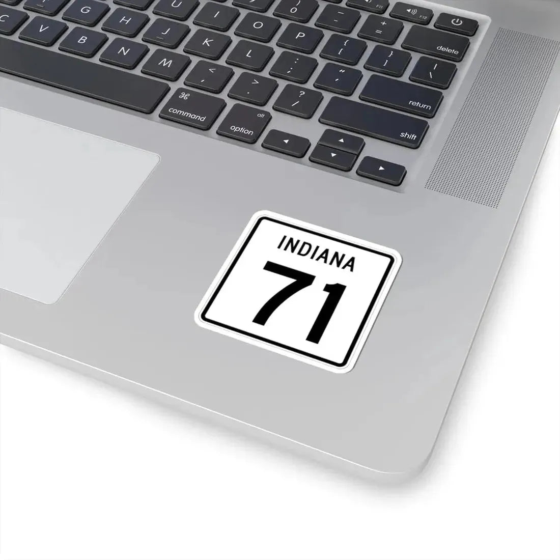 Indiana 71 (Indiana) (Road Sign) STICKER Vinyl Kiss-Cut Decal - The Sticker Space