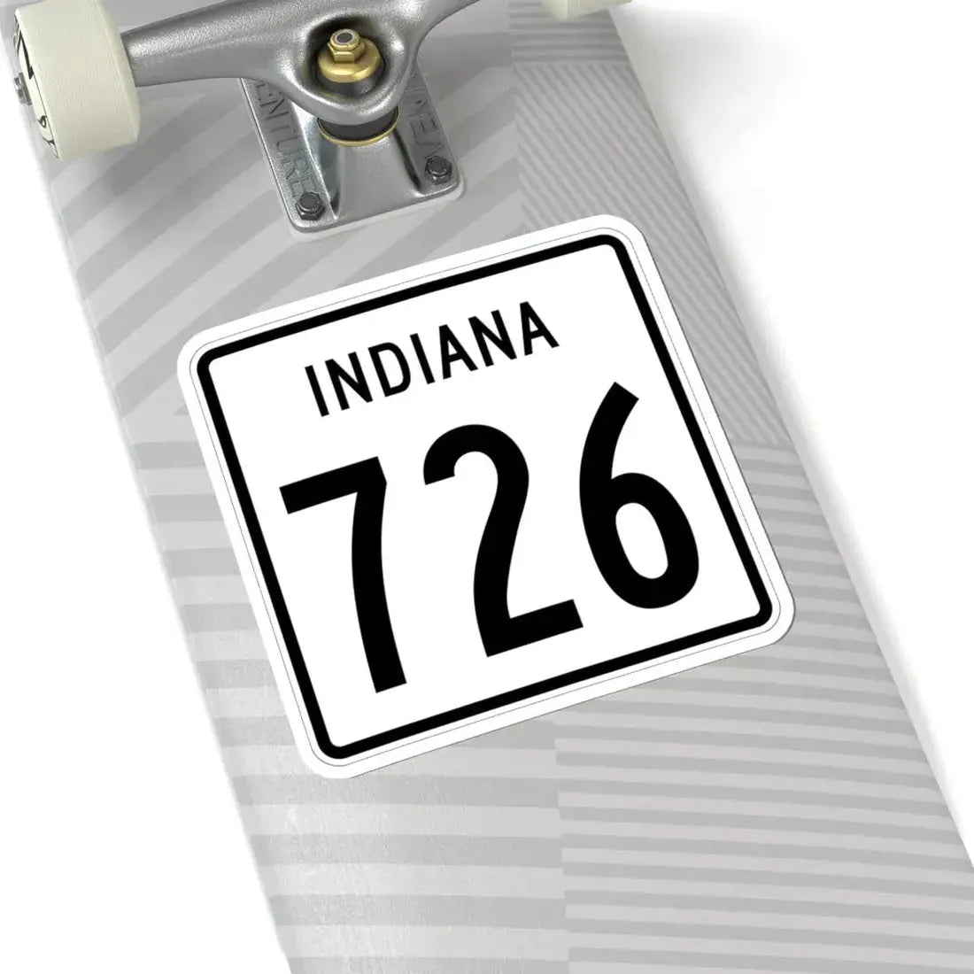 Indiana 726 1955 (Indiana) (Road Sign) STICKER Vinyl Kiss-Cut Decal - The Sticker Space