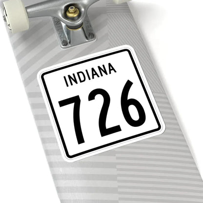 Indiana 726 1955 (Indiana) (Road Sign) STICKER Vinyl Kiss-Cut Decal - The Sticker Space