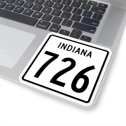 Indiana 726 1955 (Indiana) (Road Sign) STICKER Vinyl Kiss-Cut Decal - The Sticker Space