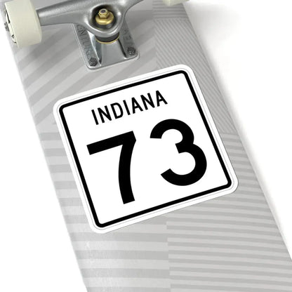 Indiana 73 (Indiana) (Road Sign) STICKER Vinyl Kiss-Cut Decal - The Sticker Space