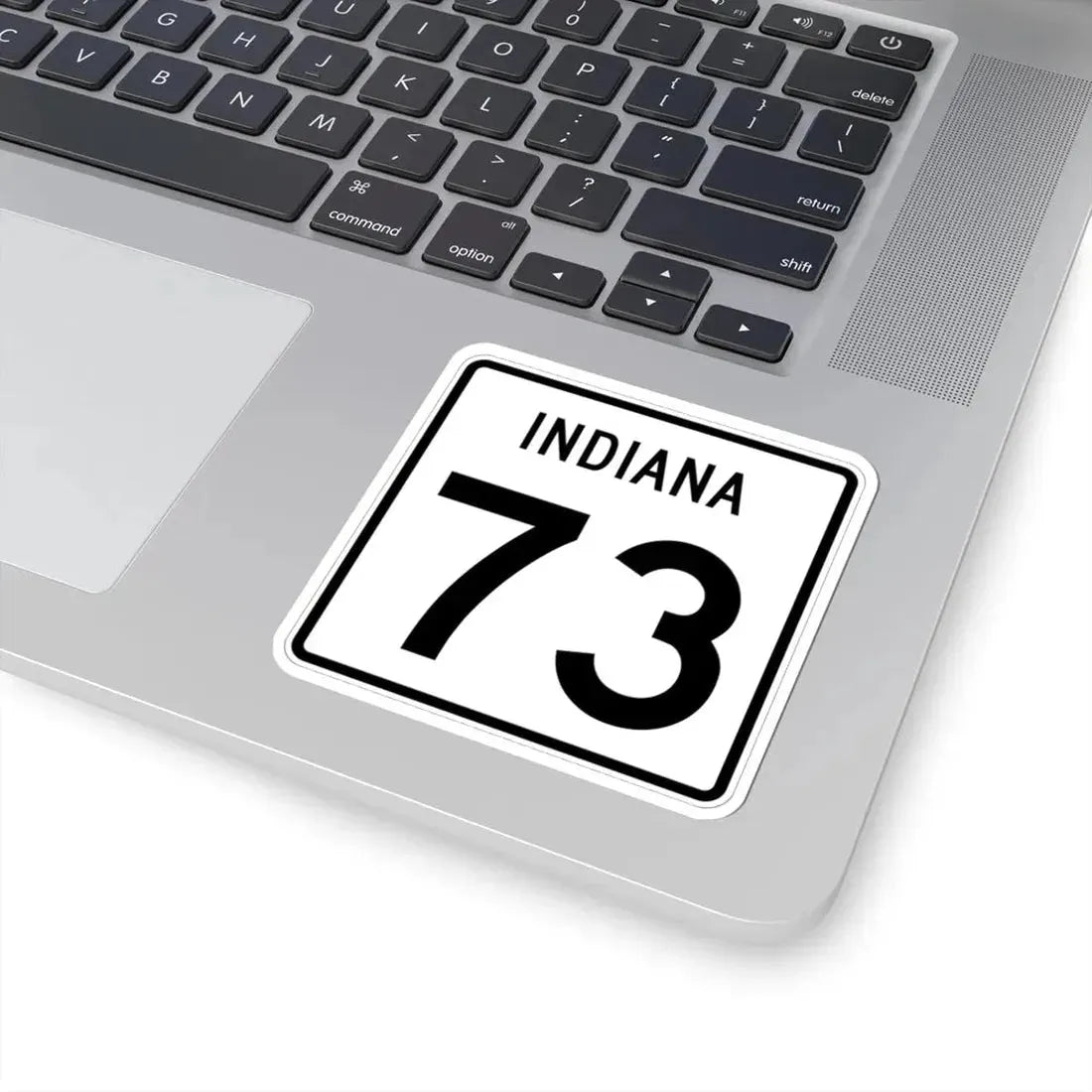 Indiana 73 (Indiana) (Road Sign) STICKER Vinyl Kiss-Cut Decal - The Sticker Space