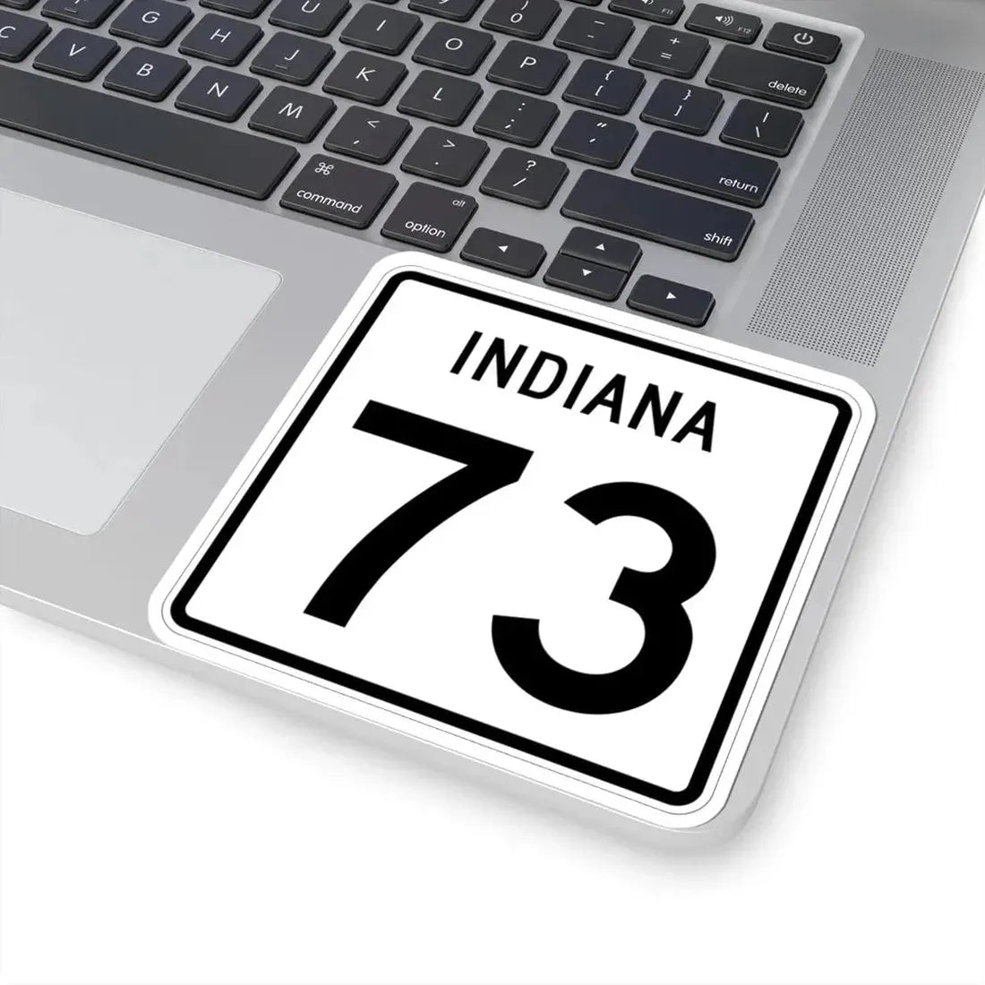 Indiana 73 (Indiana) (Road Sign) STICKER Vinyl Kiss-Cut Decal - The Sticker Space