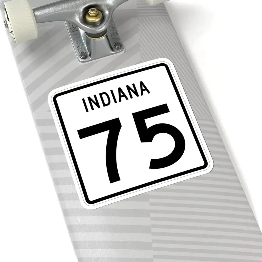 Indiana 75 (Indiana) (Road Sign) STICKER Vinyl Kiss-Cut Decal - The Sticker Space