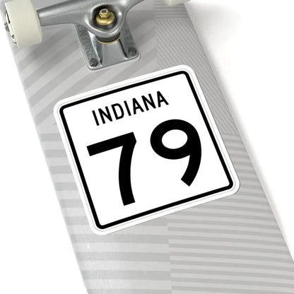Indiana 79 (Indiana) (Road Sign) STICKER Vinyl Kiss-Cut Decal - The Sticker Space