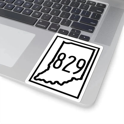 Indiana 829 1948 (Indiana) (Road Sign) STICKER Vinyl Kiss-Cut Decal - The Sticker Space
