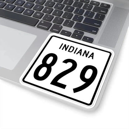 Indiana 829 1955 (Indiana) (Road Sign) STICKER Vinyl Kiss-Cut Decal - The Sticker Space