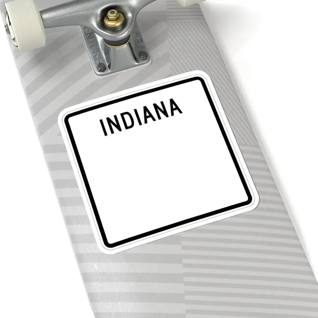Indiana blank (Indiana) (Road Sign) STICKER Vinyl Kiss-Cut Decal - The Sticker Space