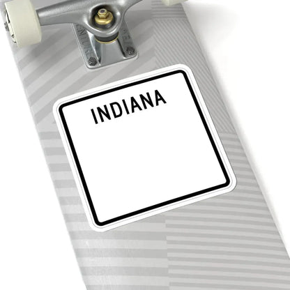 Indiana blank (Indiana) (Road Sign) STICKER Vinyl Kiss-Cut Decal - The Sticker Space
