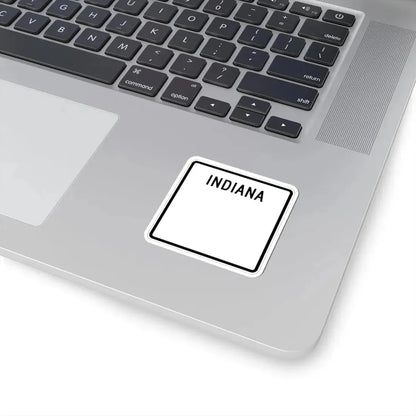Indiana blank (Indiana) (Road Sign) STICKER Vinyl Kiss-Cut Decal - The Sticker Space