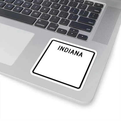 Indiana blank (Indiana) (Road Sign) STICKER Vinyl Kiss-Cut Decal - The Sticker Space