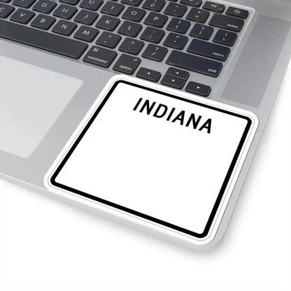 Indiana blank (Indiana) (Road Sign) STICKER Vinyl Kiss-Cut Decal - The Sticker Space