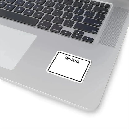 Indiana blank wide (Indiana) (Road Sign) STICKER Vinyl Kiss-Cut Decal - The Sticker Space