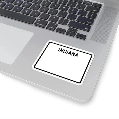 Indiana blank wide (Indiana) (Road Sign) STICKER Vinyl Kiss-Cut Decal - The Sticker Space