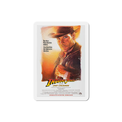 Indiana Jones and the Last Crusade 1989 Movie Poster Die-Cut Magnet-2" x 2"-The Sticker Space