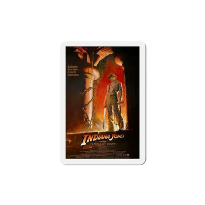 Indiana Jones and the Temple of Doom 1984 Movie Poster Refrigerator Magnet 4 Inch - The Sticker Space