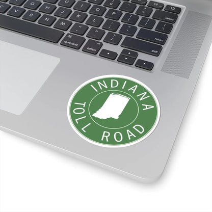 Indiana Toll Road logo 1968 (Indiana) (Road Sign) STICKER Vinyl Kiss-Cut Decal - The Sticker Space