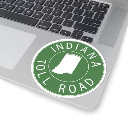 Indiana Toll Road logo 1968 (Indiana) (Road Sign) STICKER Vinyl Kiss-Cut Decal - The Sticker Space