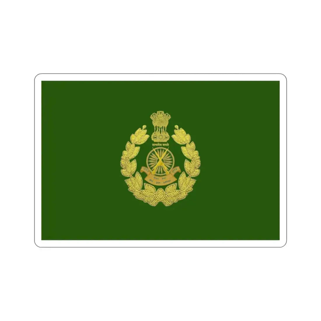Indo Tibetan Border Police Flag (ITBP) (India) STICKER Vinyl Die-Cut Decal 3 Inch - The Sticker Space