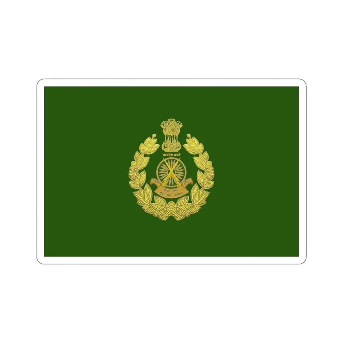 Indo Tibetan Border Police Flag (ITBP) (India) STICKER Vinyl Die-Cut Decal - The Sticker Space