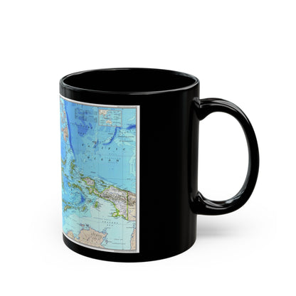 Indonesia 1 (1996) (Map) Black Coffee Mug-The Sticker Space