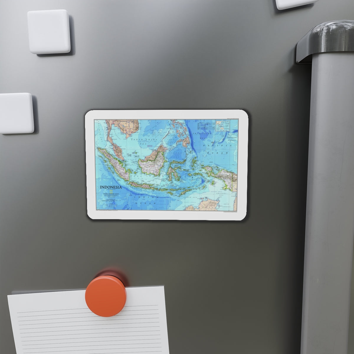 Indonesia 1 (1996) (Map) Refrigerator Magnet-The Sticker Space