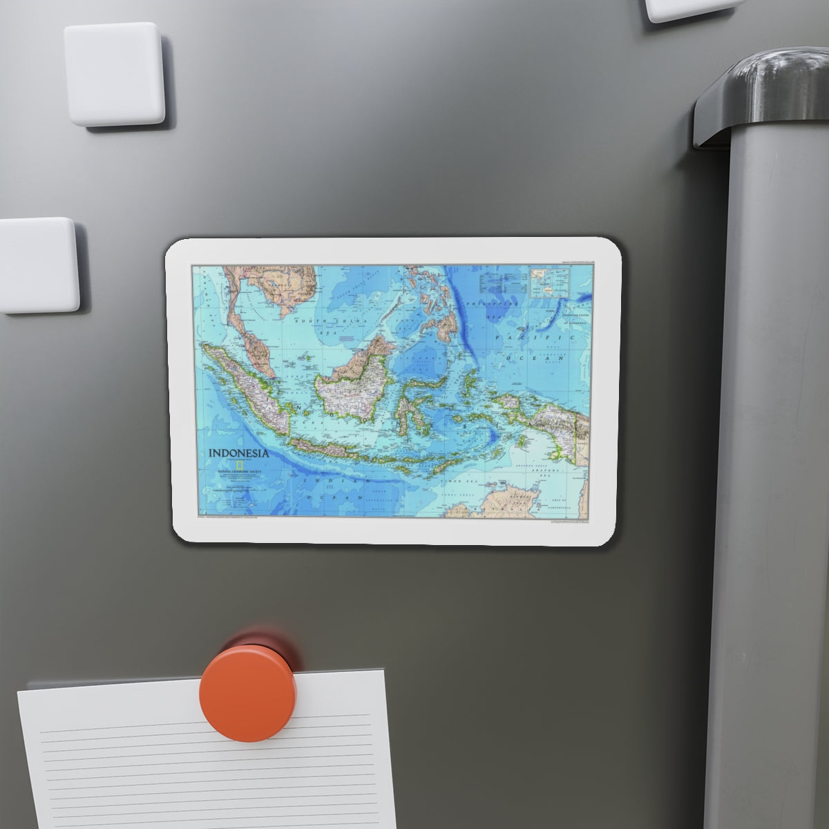 Indonesia 1 (1996) (Map) Refrigerator Magnet-The Sticker Space