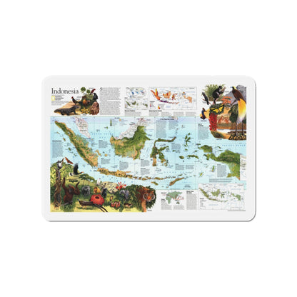 Indonesia 2 (1996) (Map) Refrigerator Magnet-4" x 4"-The Sticker Space