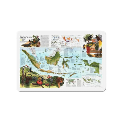 Indonesia 2 (1996) (Map) Refrigerator Magnet - The Sticker Space