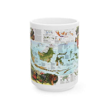 Indonesia 2 (1996) (Map) White Coffee Mug-15oz-The Sticker Space