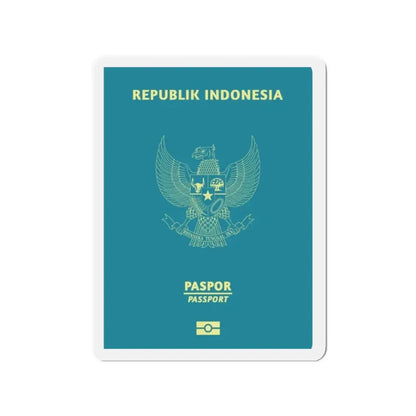 Indonesia Passport - Refrigerator Magnet 2 Inch - The Sticker Space