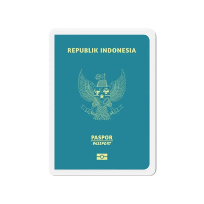 Indonesia Passport - Refrigerator Magnet 4 Inch - The Sticker Space