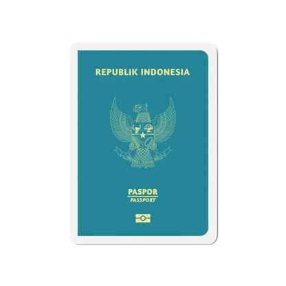 Indonesia Passport - Refrigerator Magnet 5 Inch - The Sticker Space